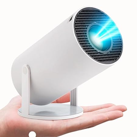 Freestyle 4500LM 1080P Android 12 Projector | WiFi 6 & BT 5.0 | 4K/2K Support, 180° Rotation, Auto Keystone, HDMI/USB/Audio Out, Miracast Screen Mirroring