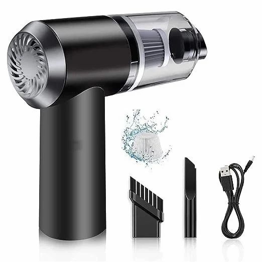Portable 3-in-1 Vacuum Cleaner + Air Duster for Car & Home